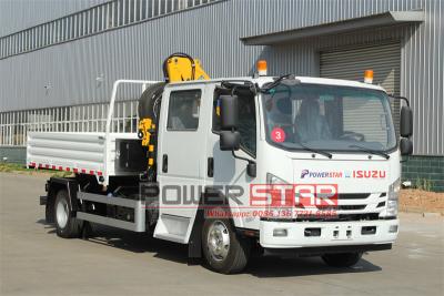 ISUZU 700P dump truck with crane
