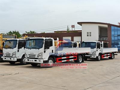 Isuzu 700P ELF dropside cargo truck body for sale