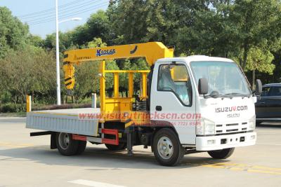 new Isuzu ELF truck mounted crane