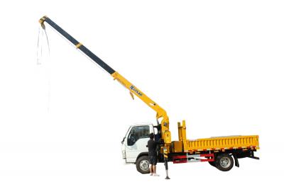 new Isuzu ELF truck mounted crane