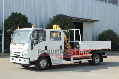 ISUZU 700P dump truck with crane