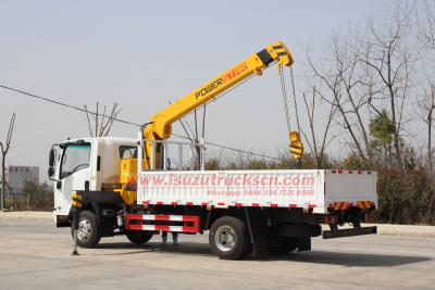 Japan Isuzu Right Hand Drive 5Ton Telescopic Crane Cargo truck