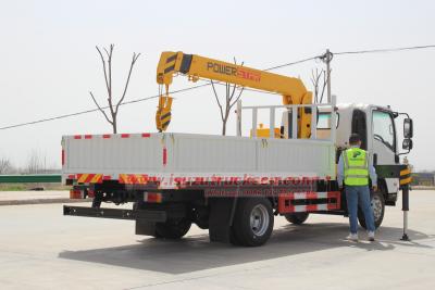 Japan Isuzu Right Hand Drive 5Ton Telescopic Crane Cargo truck