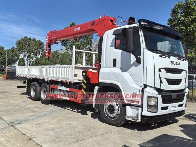 ISUZU GIGA 10 wheeler 16 ton crane truck