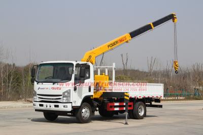 Japan Isuzu Right Hand Drive 5Ton Telescopic Crane Cargo truck