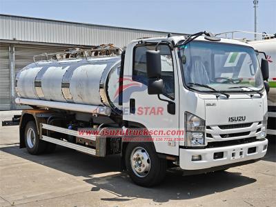 Isuzu ELF NPR 190HP 6000 liters potable water tank truck