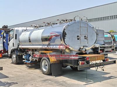 Isuzu ELF NPR 190HP 6000 liters potable water tank truck