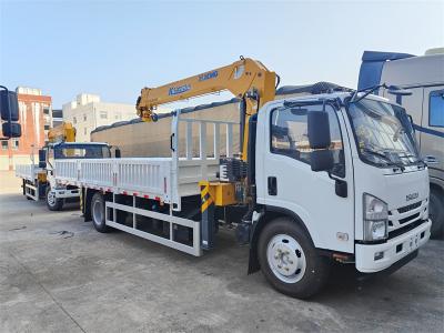 ISUZU NPR 5 ton telescopic boom truck