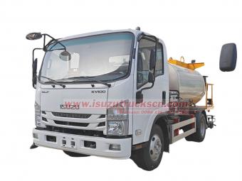 Japan Isuzu Bitumen Spraying Transport 4000L Asphalt Distributor Truck