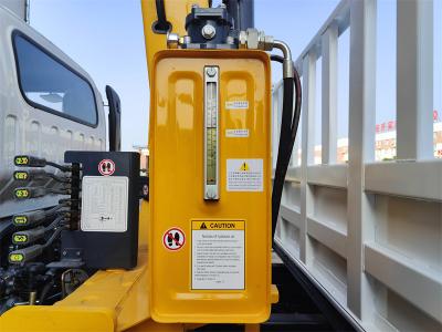 ISUZU NPR 5 ton telescopic boom truck