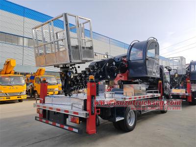 Russia Isuzu aerial lift bucket truck