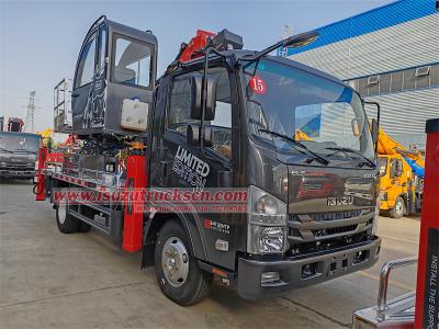 Russia Isuzu aerial lift bucket truck