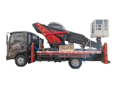 Russia Isuzu aerial lift bucket truck