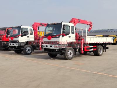 Custom-made ISUZU off-road oilfield service trucks with unic crane