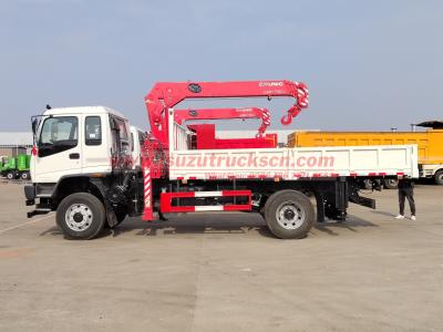 Custom-made ISUZU off-road oilfield service trucks with unic crane
