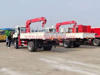 Custom-made ISUZU off-road oilfield service trucks with unic crane