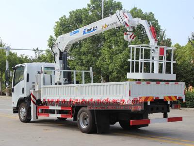 ISUZU NPR truck mounted crane for Philippines