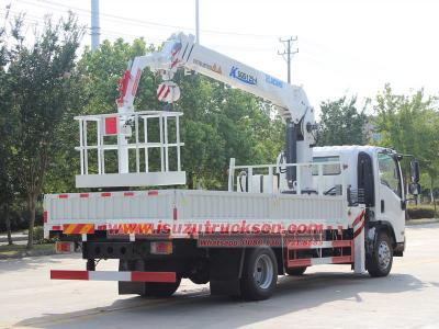 ISUZU NPR truck mounted crane for Philippines