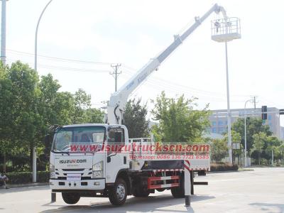 ISUZU NPR truck mounted crane for Philippines
