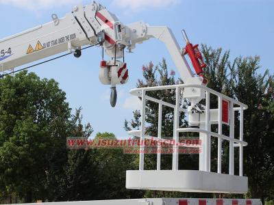ISUZU NPR truck mounted crane for Philippines
