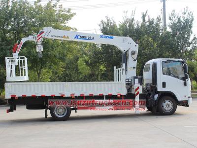 ISUZU NPR truck mounted crane for Philippines