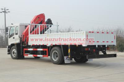 Isuzu brand utility boom truck