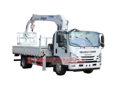 ISUZU NPR truck mounted crane for Philippines