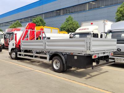 ISUZU NPR truck mounted knuckle crane