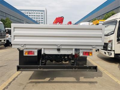 ISUZU NPR truck mounted knuckle crane