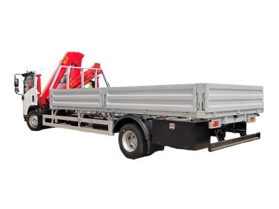 ISUZU NPR truck mounted knuckle crane