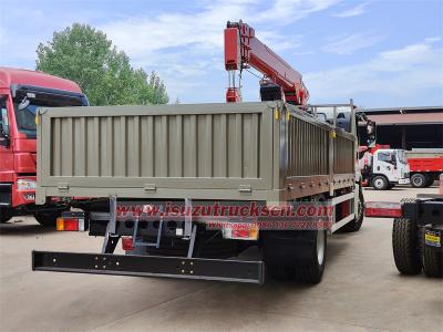 ISUZU FTR truck mounted crane for sale