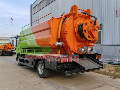 Kenya Isuzu 700P 5cbm combined jetting pump truck