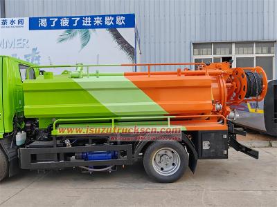 Kenya Isuzu 700P 5cbm combined jetting pump truck