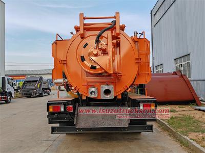 Kenya Isuzu 700P 5cbm combined jetting pump truck