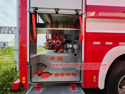 Isuzu 15000 liters dry powder fire tender truck
