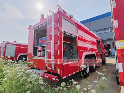 Isuzu 15000 liters dry powder fire tender truck
