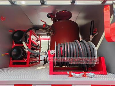 Isuzu 15000 liters dry powder fire tender truck