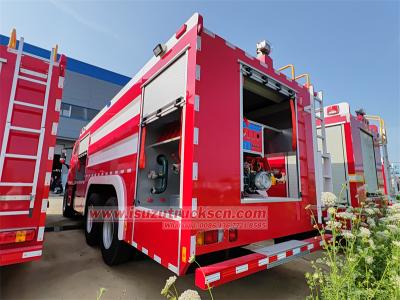 Isuzu 15000 liters dry powder fire tender truck