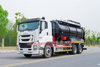 Isuzu 15cbm combined sewage suction truck