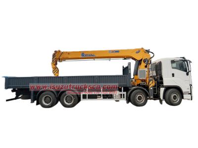 ISUZU GIGA 8x4 20tons boom crane truck