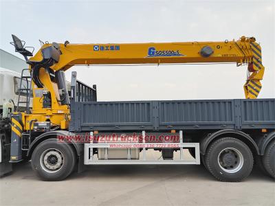 ISUZU GIGA 8x4 20tons boom crane truck