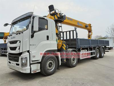 ISUZU GIGA 8x4 20tons boom crane truck