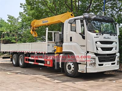 Isuzu GIGA 5X FVZ 6HK1 truck mounted boom crane