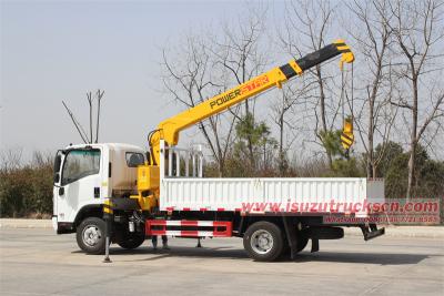 Isuzu truck mounted crane with hydraulic boom