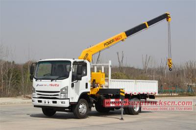 Isuzu truck mounted crane with hydraulic boom