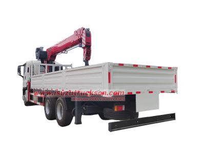 Isuzu GIGA 6X4 mobile truck with crane