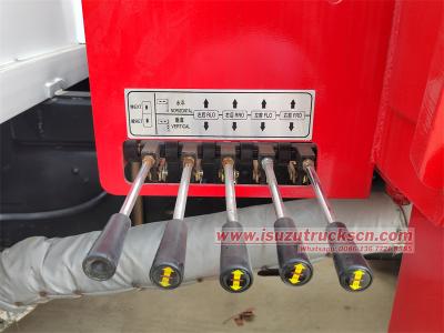 Isuzu GIGA 6X4 mobile truck with crane