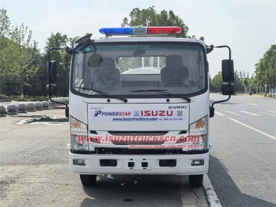 Isuzu KV100 stainless steel anti corrosive potable water tank truck