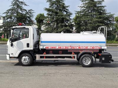 Isuzu KV100 stainless steel anti corrosive potable water tank truck