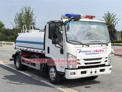 Isuzu KV100 stainless steel anti corrosive potable water tank truck
